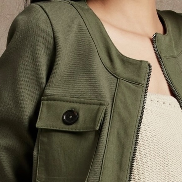 Banana Republic Utility Knit Jacket NWOT - Picture 4 of 8